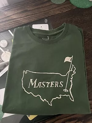 Masters Green Vintage Style Shirt Crewneck Large Light Sweatshirt • $49.99