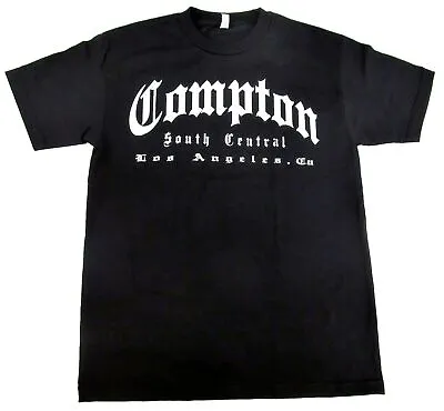 COMPTON T-shirt NWA 213 South Central Los Angeles CA Tee Adult Men's Black New • $22.99