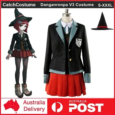 Danganronpa V3 Killing Harmony Yumeno Himiko Cosplay Costume Uniform With Hat • $80.99