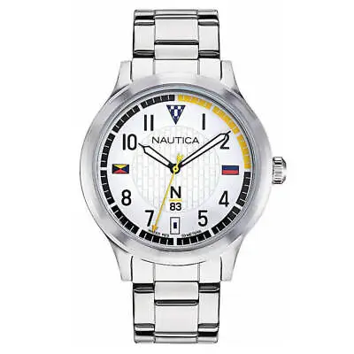 Nautica Men's Watch N-83 Crissy Field Silver NAPCFVC01 • £40.99