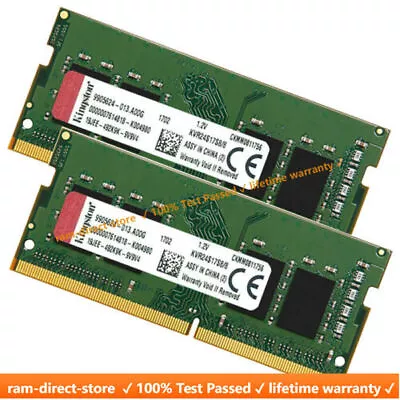 Kingston Laptop Memory RAM DDR4 4GB 8GB 16GB 32GB 2400 2666 3200 Notebook SODIMM • $71.72