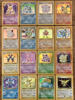 £60 • Buy Pokemon Base Set Holo Charizard, Blastoise Venusaur Etc You Choose Nr Mint