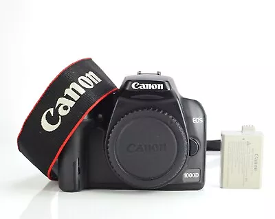 Canon EOS 1000D DSLR 10MP Camera Body Only Canon Battery 449 Shots • £59.99