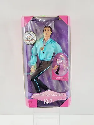 Vintage 1997 Mattel Ken Olympic USA Skater Barbie Doll NIB #18502 • $18.18