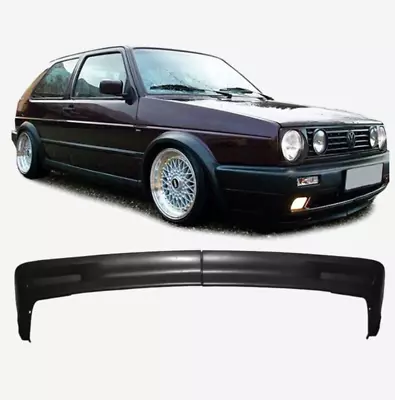 GTI Front Big Bumper Wide Lower Spoiler For VW Golf II Jetta MK2 Splitter Skirt • $37.50