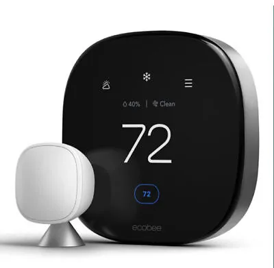 $96 • Buy New Ecobee EB-STATE6P Smart Thermostat Premium With Siri And Alexa 