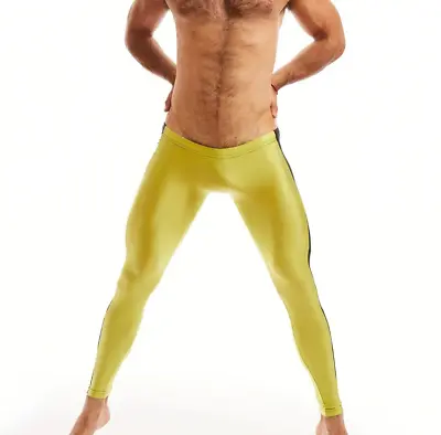 N2N Bodywear Men's Low Rise Solaris Stretch Tights Size M Green NWT Swim Gym • $87.19