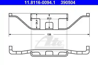 ATE 11.8116-0094.1 Spring Brake Caliper For BMW • $9.37