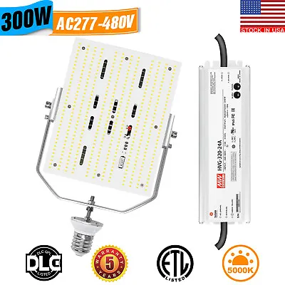 DLC 300W LED Retrofit Kits Replace 1500W MH HPS Parking Lot Lighting AC277-480V • $243.09