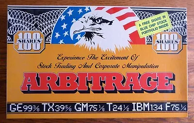 H.C. Jacoby Wall Street New York Arbitrage Stock Trading Board Game 1986 MINT • $27.54