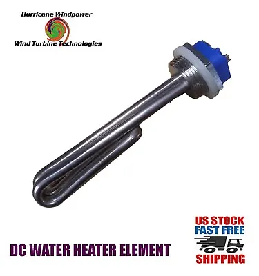 DC Water Heater Element 12 Volt 60 Watt For Wind Generator Turbine Solar Energy • $26.99