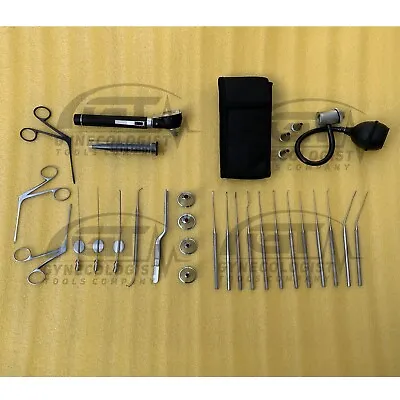 Micro Surgery Set Shea Ear Forceps Mini Otoscope Ent Surgical Instruments • $195