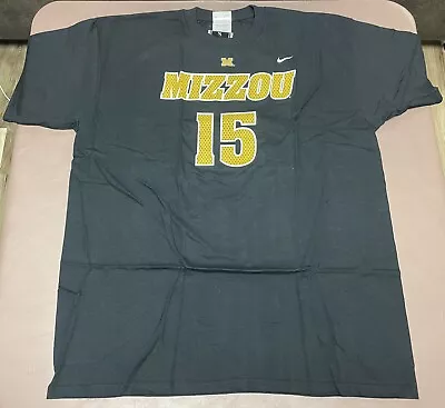 Missouri Tigers Ncaa Men’s  Jersey T-shirt! New With Tags Size Xl! Mizzou 15 • $24.95