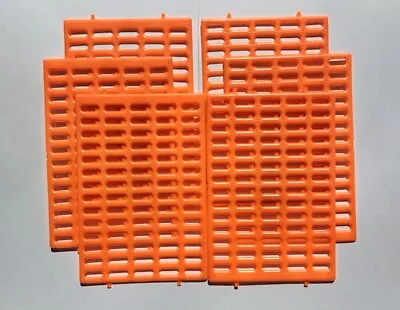 RABBIT CAGE FOOT RESTING MATS Orange 6 PACK • $39.99