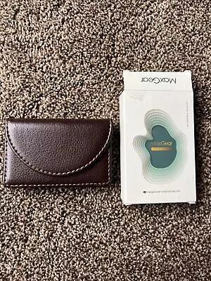 MaxGear Faux Leather Business Card Holder. Magnetic Closure . Holds 25 Cards • $8