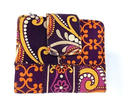 Vera Bradley WALLET Mini Zip Wallet SAFARI SUNSET Clear ID Billfold EC • $15.99