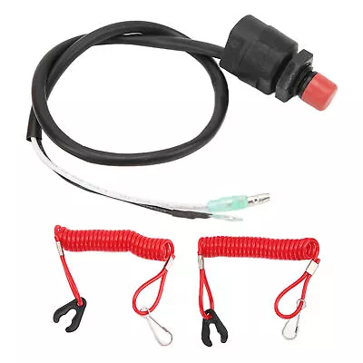 Car Marine Outboard Emergency Kill Switch Safety Lanyard PVC+ABS For  • $10.52