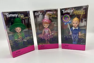 Barbie The Wizard Of Oz Munchkin Tommy Kelly Lollipop Mayor Lullaby Dolls NIB • $25.99