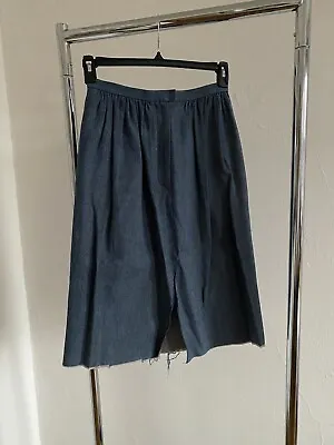A Detacher Denim Look Linen/Cotton Skirt Size 4 • $120