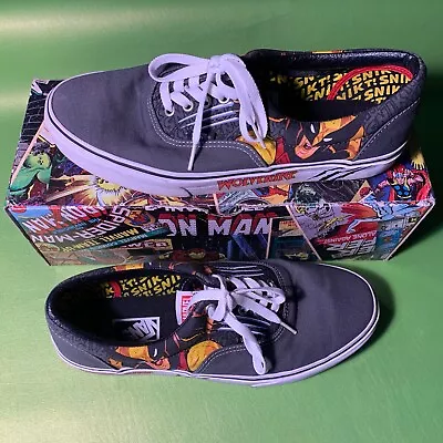 Men's Size 10.5 VANS Marvel Comics Wolverine Low Sneakers Shoes 2013 X-Men Skate • $0.99