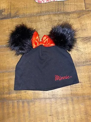 Disney Baby Beanie Black Minnie Mouse One Size • $6.75