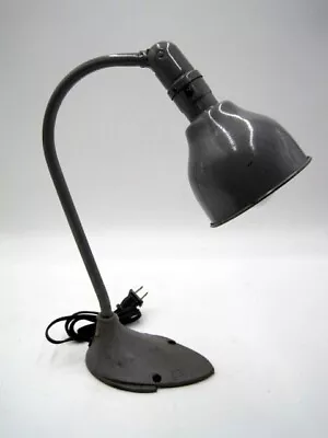 Vintage SWIVELIER Industrial Bench Light Articulating Socket Cast Iron Base  • $179