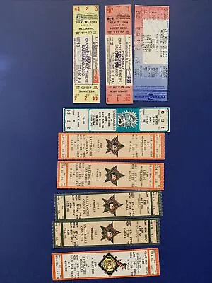 Vintage Baseball Ticket Stubs Lot • $25