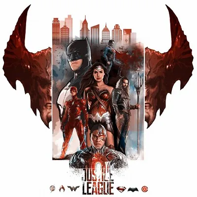 $15.39 • Buy Zack Snyder's Justice League Poster 2021 Sci-fi Movies Art Silk Print 24 X24 