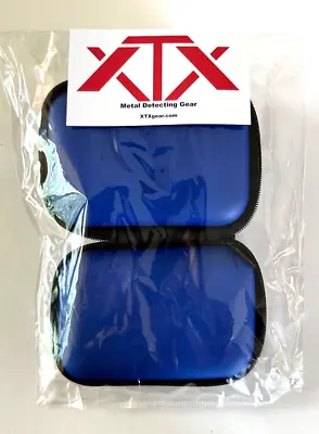 XTX Metal Detecting  Soft Shell Zipper Gear Pouch...Blue • $9.95