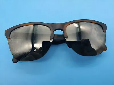 Oakley Frogskins Motorbike Sunglasses Brown Tortoise Prizm Tungsten SCRATCHED • $97.74