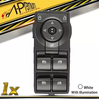 Master Silver Window Switch For Holden Commodore VE W/ White Illumination 06-13 • $27.09