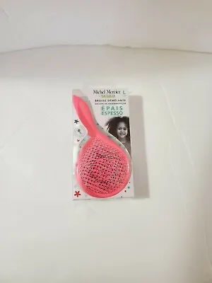 Michel Mercier Detangling Brush Girlie - Hairbrush For Kids -blue Front Pink • $13.99
