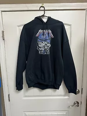 Metallica X Los Angeles Dodgers Sweatshirt Hoodie Black XL MLB Metal Rare • $30