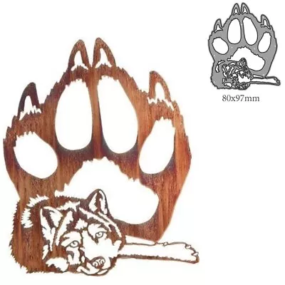 Wolf Paw Metal Cutting Dies Cut Mold Decoration Scrapbook Craft Card Making • $10.86