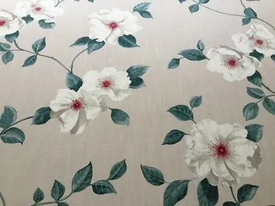 £20.99 • Buy Sanderson Curtain Fabric “poet's Rose” 1m Blush - National Trust