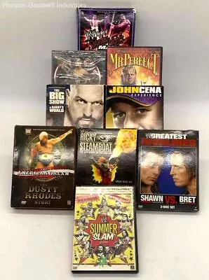 9 Piece Mixed Lot Of Wrestling DVDs • $7.99