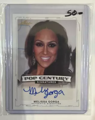 2014 Leaf Pop Century Signatures Melissa Gorga Auto Card • $15.95