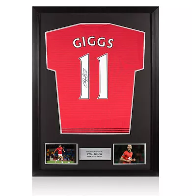 £349.99 • Buy Framed Ryan Giggs Signed Manchester United Shirt 2018/19 - Number 11