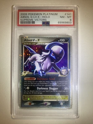 $15.50 • Buy PSA NM/MT 8 Pokemon 2009 Platinum Supreme Victors Holo Absol G Lv.x #141