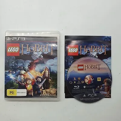Lego The Hobbit PS3 Playstation 3 Game + Manual 21j4 • $14.95