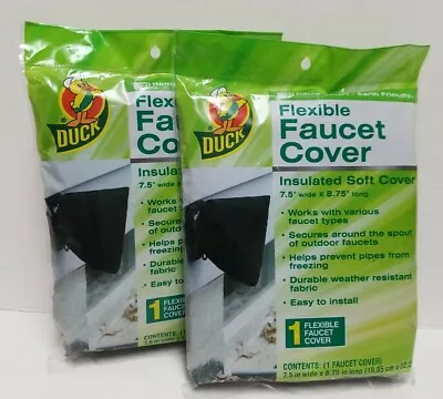 Duck Brand Insulated Soft Flexible Faucet Cover Pack Of 2 Easy To Install • £11.34