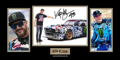 $25 • Buy KEN BLOCK Signed LIMITED EDITION  Photo Racing HOONIGAN  MEMORABILIA Print