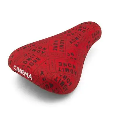 Cinema Admit Stealth Pivotal (Red/Black) BMX Thick Bicycle Seat • $39.95