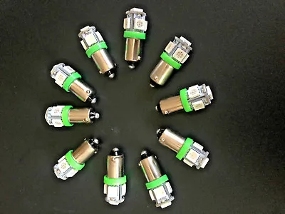 Fits Ford Green MEGA BRIGHT 5 LED 12v Instrument Panel Clock SMD Light Bulb NOS • $20.56