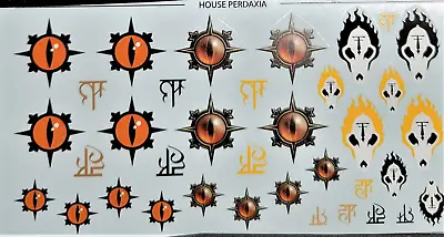 House Pendaxia 1 Transfer Sheet Cerastus Lancer Titan Horus Heresy Warhammer 40K • $33.55