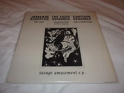 Captain Sensible Savage Amusement Bolan 12 Inch EP Vinyl Ex Ex 4 Tracks • £29.99