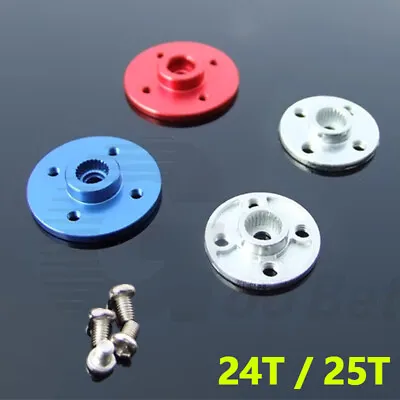 Metal Disc Type Servo Arm 25T 24T Aluminum Horns For MG995 MG996R RC Servo Robot • $6.19