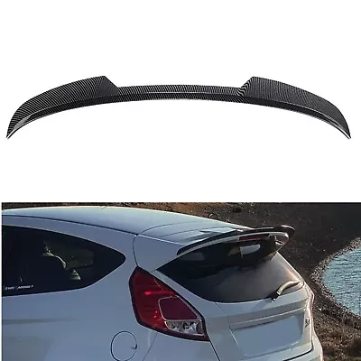 Rear Trunk Spoiler Lip Wing For Ford Fiesta ST-Line MK6 MK6.5 08-17 Carbon Style • $51.54