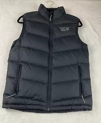 Mountain Hardware Down Puffer Vest I Charcoal Gray (Men's Sz Medium) • $35