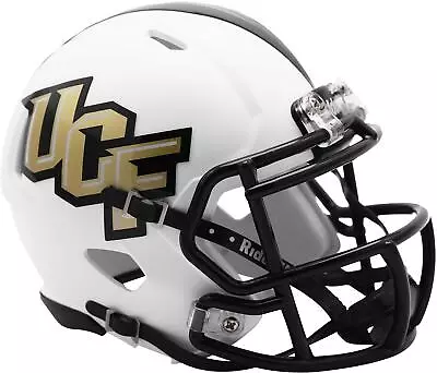 UCF Knights Riddell Matte White Speed Mini Helmet • $34.99